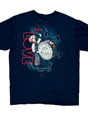 The Beatles Love Cirque Du Soleil Mirage Las Vegas Vintage T-Shirt, Men's XL